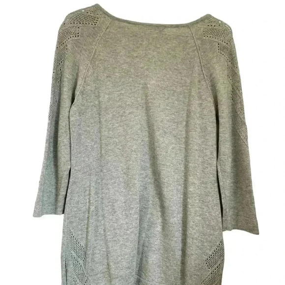 Bellini delicate knit sweater with 3/4 sleeves and v neck - Picture 2 of 8